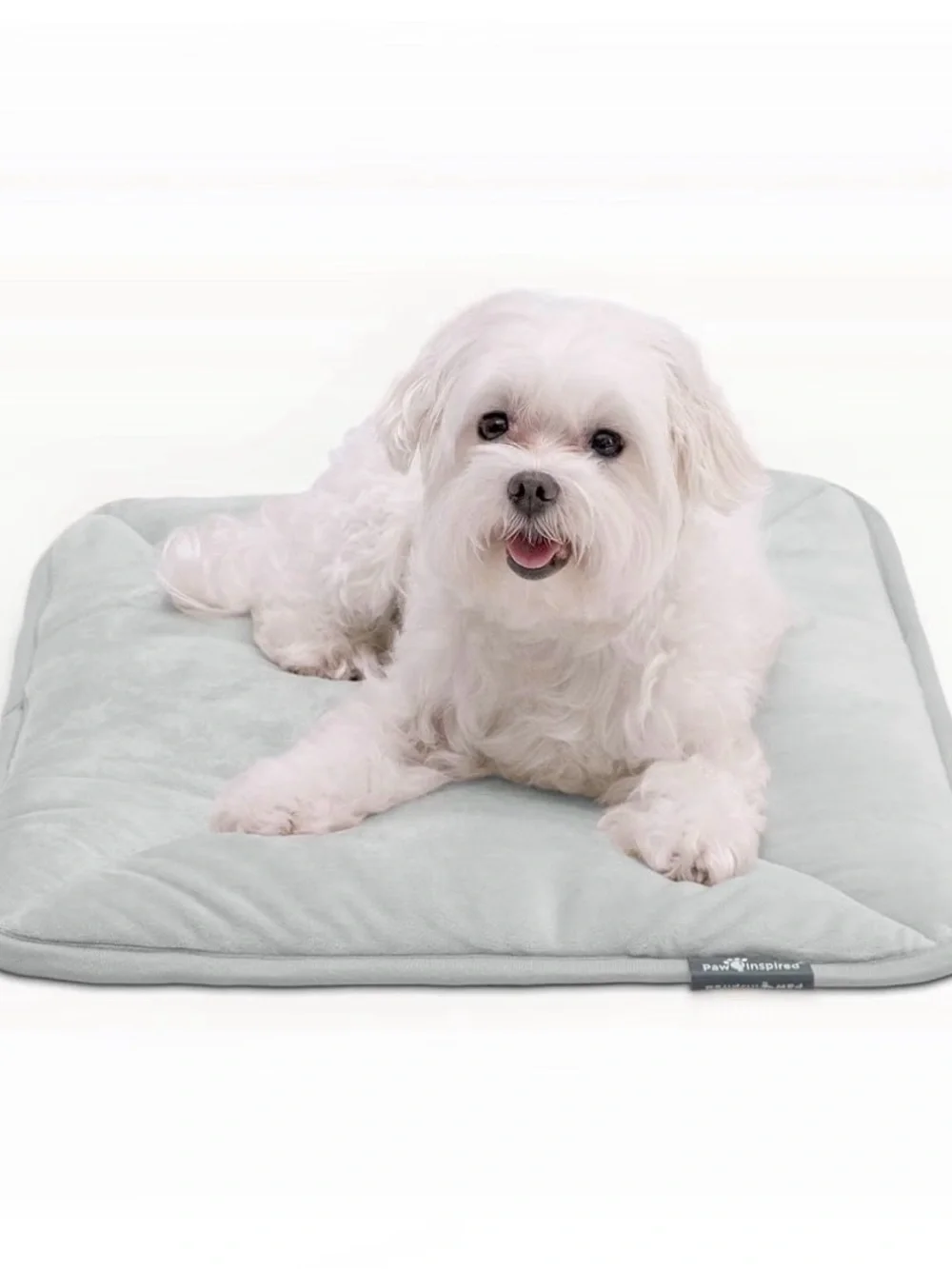 Self-Heating Crate Mat - Light Gray